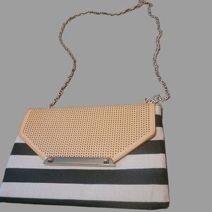 Stella & Dot Clutch with Chain Shoulder Strap